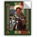 ArtWall Zapata by Rick Kersten Removable Wall Decal Canvas/Fabric in Blue/Brown/Green | 18 H x 14 W in | Wayfair 0ker015a1418p