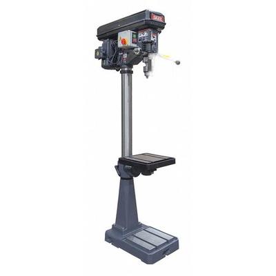 DAKE 977600-1V Floor Drill Press, Belt Drive, 2 hp, 120 V, 18 in Swing,
