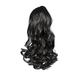 Love Hair Extensions Kunsthaar-Pferdeschwanz Gushy Bird mit Krokodilklemme 40,5 cm, 1 Jet Black