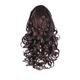 Love Hair Extensions Curly Crocodile Clip Synthetic Hair Ponytail Colour 2 Dark Brown 12 -Inch