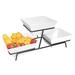 Cal-Mil Tiered Stand Porcelain China, Metal in White | 11 H x 9 W in | Wayfair SR2030-13