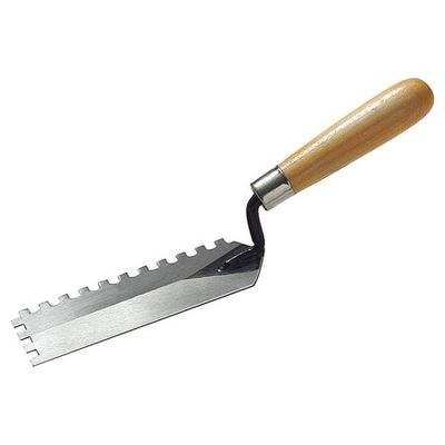 SUPERIOR TILE CUTTER AND TOOLS ST350 Margin Trowel, SquareNotch, 10-11/16in. L