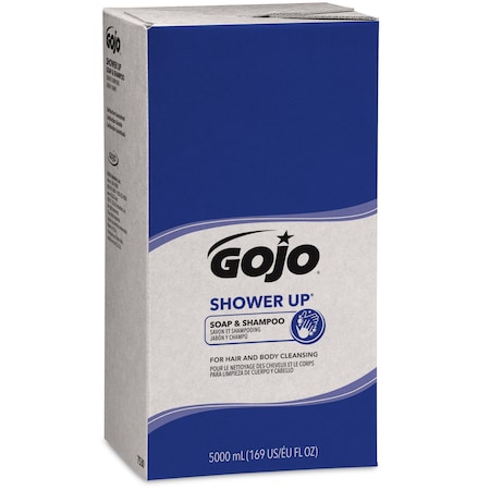 GOJO 7530-02 SHOWER UP Soap & Shampoo, 5000mL PRO TDX Refill, PK2