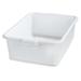 CARLISLE FOODSERVICE N4401102 Tote Box, White, Polyethylene