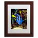 Trademark Fine Art 'Parrot Fish' by Kurt Shaffer Framed Photographic Print Canvas | 14 H x 11 W x 0.5 D in | Wayfair KS111-W1114MF