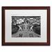Trademark Fine Art 'Washington, DC' by CATeyes Framed Photographic Print Canvas in Black/White | 11 H x 14 W x 0.5 D in | Wayfair MZ0251-W1114MF