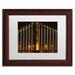 Trademark Fine Art 'Bay Bridge - San Francisco' by David Ayash Framed Photographic Print Canvas, Wood | 11 H x 14 W x 0.5 D in | Wayfair