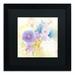 Trademark Fine Art 'Mixed Blue Bouquet' by Sheila Golden Framed Painting Print Canvas | 16 H x 16 W x 0.5 D in | Wayfair SG5708-B1616BMF