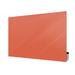 Ghent Harmony Wall Mounted Horizontal Magnetic Glass Board Glass in Orange | 48 H x 1.63 D in | Wayfair HMYSM44PH