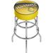 Trademark Global NBA Swivel 31" Bar Stool Upholstered/Metal in Gray | 31 H x 20 W x 20 D in | Wayfair NBA1000HC-GSW