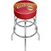 Trademark Global NBA Swivel 31" Bar Stool Upholstered/Metal in Gray | 31 H x 20 W x 20 D in | Wayfair NBA1000HC-HR