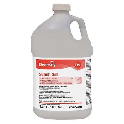 DIVERSEY 957265280 Oven and Grill Cleaner, 1 gal., PK4
