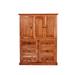 Forest Designs 10 Drawer Armoire Wood in Brown | 60 H x 46 W x 18 D in | Wayfair 3056-M-AA