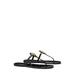 Tory Burch Mini Miller Jelly Thong Sandal, Perfect Black, size 8