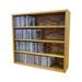 Wood Shed 03 Series Multimedia Wall Mounted Media Storage Wood/Solid Wood in White | 24.75 H x 26.88 W x 6.75 D in | Wayfair 403-2 / Unfinished