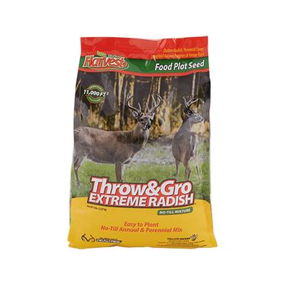 Evolved Harvest Throw and Gro Radish X-Treme Food Plot Seed 5 lb SKU - 960077