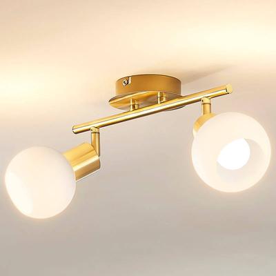 Lindby Deckenlampe Elaina 2-flg., messing