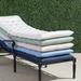 Tufted Outdoor Chaise Cushion - Dove, 80"L x 26"W - Frontgate