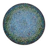 KNF Belize Mosaic Table Collection - Round Bistro Table, Espresso, 54" dia. - Frontgate