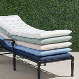 Tufted Outdoor Chaise Cushion - Gingko, 75"L x 23"W - Frontgate