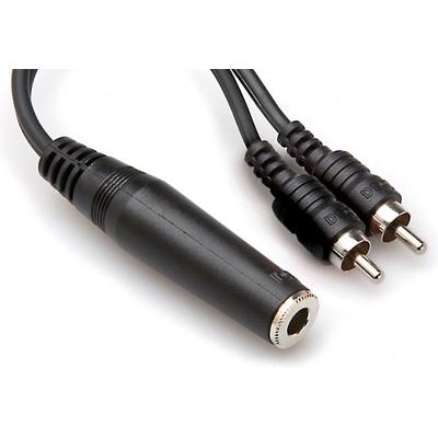 HOSA 1/4 in TSF to Dual RCA Y Cable