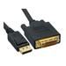 Cable Wholesale DisplayPort to DVI Video Cable- DisplayPort Male to DVI Male- 3 foot