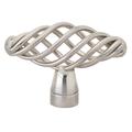 GlideRite Hardware 2" Birdcage Knob Multipack Metal in Gray | 0.5 W in | Wayfair 3041-SN-10