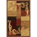 Home Dynamix Catalina Pierre Contemporary Scroll Area Rug Brown/Red 5 3 x7 2