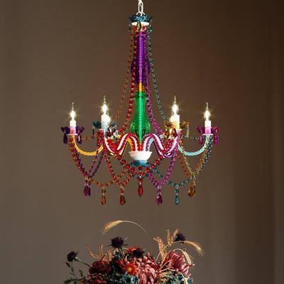 KARE Kronleuchter STARLIGHT, dimmbar, Multicolour, für Wohn- / Esszimmer, Metall, Kronleuchter Image