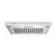 Cookology VISOR600SS 60cm Visor Cooker Hood | 600mm Wall Mounted Kitchen Extractor Fan in Stainless Steel