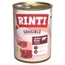 RINTI Sensible 6 x 400 g umido cane - Manzo & Riso