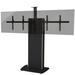 AVFI Fixed Multi Screen Floor Stand Mount for Greater than 50" Screens Holds up to 160 lbs Metal in Black | 67 H x 84 W x 26.75 D in | Wayfair