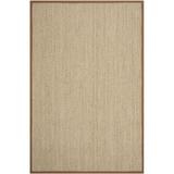 SAFAVIEH Natural Fiber Maisy Border Seagrass Area Rug Natural/Brown 6 x 9