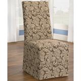 Sure Fit Scroll Long Dining Room Chair Slipcover