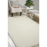 Nourison Westport Bordered Solid Ivory 3 6 x 5 6 Area Rug (4 x 6 )