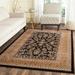 SAFAVIEH Lyndhurst Isadora Traditional Bordered Area Rug Black/Tan 5 3 x 7 6