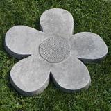 Campania International Flower Power Stepping Stone Concrete, Copper in Gray | 2 H x 18.5 W x 18.5 D in | Wayfair E-111A-AS