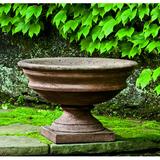 Campania International Newberry Cast Stone Urn Planter Concrete, Copper in Green | 17.25 H x 26 W x 26 D in | Wayfair P-596-EM