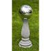 Campania International Winslet Gazing Ball Stand Concrete | 24.5 H x 11.25 W x 11.25 D in | Wayfair PD-200-GS