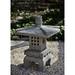 Campania International Bamboo Pagoda Statue Concrete in Gray/Blue | 24.25 H x 15.75 W x 16 D in | Wayfair OR-141-AS