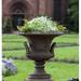 Campania International Smithsonian Cast Stone Urn Planter Concrete, Copper in Green | 30.75 H x 33 W x 23.5 D in | Wayfair P-528-VE