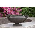 Campania International Smithsonian Cast Stone Urn Planter Concrete, Copper in Brown | 15.25 H x 31.25 W x 25.5 D in | Wayfair P-530-NA