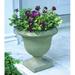 Campania International Litchfield Cast Stone Urn Planter Concrete | 18.5 H x 17.5 W x 17.5 D in | Wayfair P-366-CB