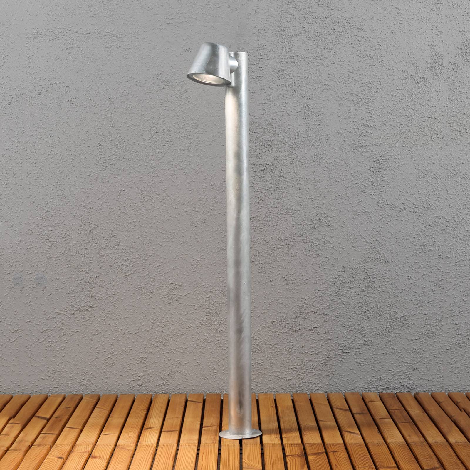 Konstsmide Wegeleuchte TRIESTE, alu / grau / zink, Metall, Modern, Außenleuchte