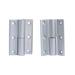 Global Door Controls Deluxe Storefront Aluminum & Duronodic Door Hinge Kit | 5 H x 5 W x 1.25 D in | Wayfair TH1100-HK1-AL