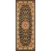 SAFAVIEH Lyndhurst Gabriella Traditional Bordered Runner Rug Black/Ivory 2 3 x 8