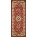 SAFAVIEH Lyndhurst Gabriella Traditional Bordered Runner Rug Red/Ivory 2 3 x 8