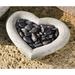 Campania International Heart Shell Statue Concrete, Copper in Blue/Black | 3 H x 12 W x 10 D in | Wayfair SH-100-AL