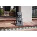 Hi-Line Gift Ltd. Foo Dog Right Paw on Cub Statue in Black | 14 H x 7.5 W x 14 D in | Wayfair 76334-A