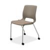 HON Motivate Armless Stackable Chair Plastic/Acrylic/Metal in Black | 32.25 H x 21 W x 23 D in | Wayfair HONMG101ON